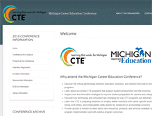 Tablet Screenshot of michigancareerconference.org